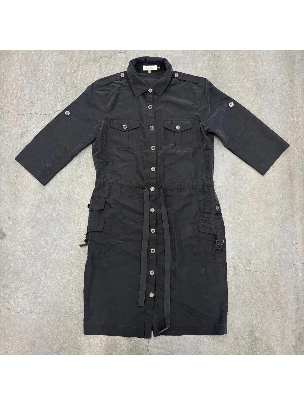 Calvin Klein Utility-Style Shirt Dress
